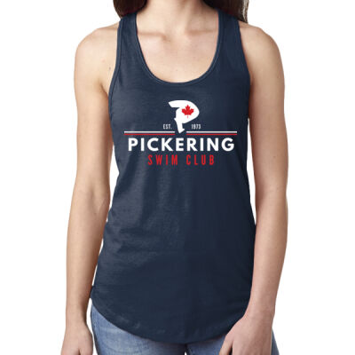 Next Level Women's Pickering Swim Crest Printed Tank Thumbnail