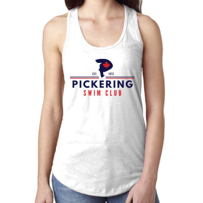 Next Level Women's Pickering Swim Crest Printed Tank Thumbnail