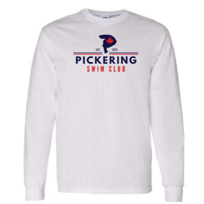 Gildan Unisex Pickering Swim Crest Printed Long Sleeve Thumbnail