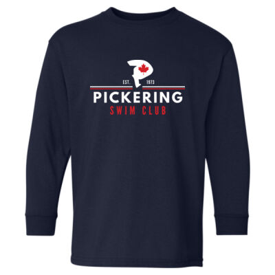 Gildan Youth Pickering Swim Crest Printed Long Sleeve Thumbnail