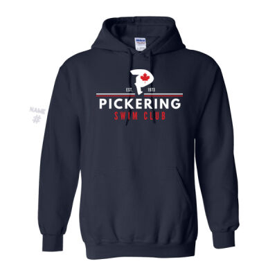 Gildan Unisex Pickering Swim Crest  Printed Hoodie Thumbnail